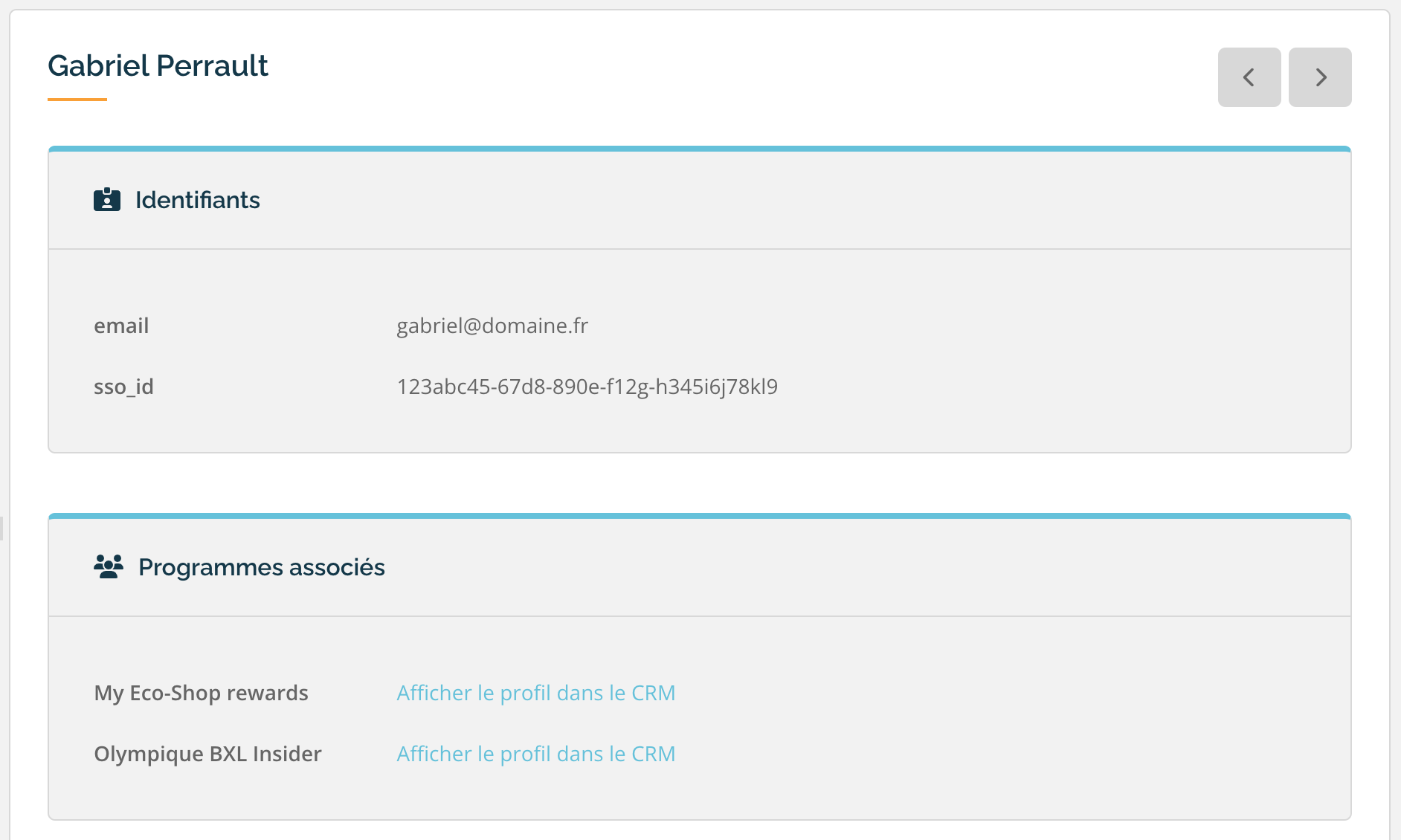 Tester votre programme de fidélité avec un membre test Centre d